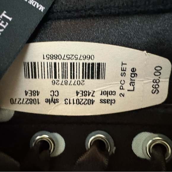 Victoria's Secret Black and Pink Polka Dot Corset - Picture 3 of 4